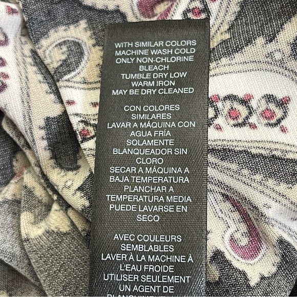 NWT White House Black Market Paisley Dress, Size XXS - Picture 9 of 10